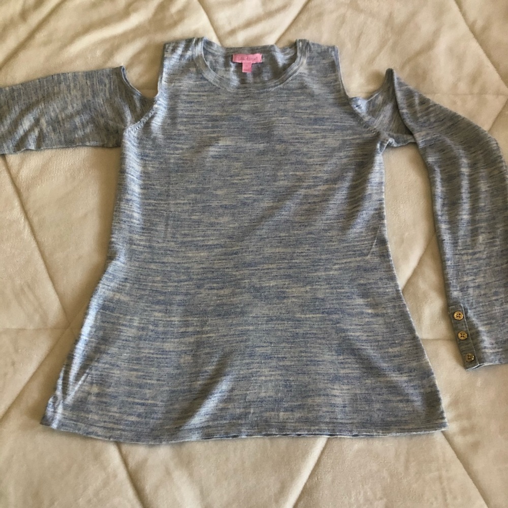 Lily Pulitzer off the shoulder top.